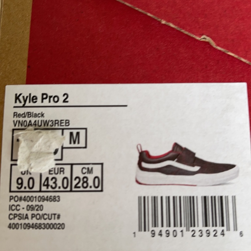Vans Kyle Pro 2 Red/Black Men’s - Picture 16 of 16